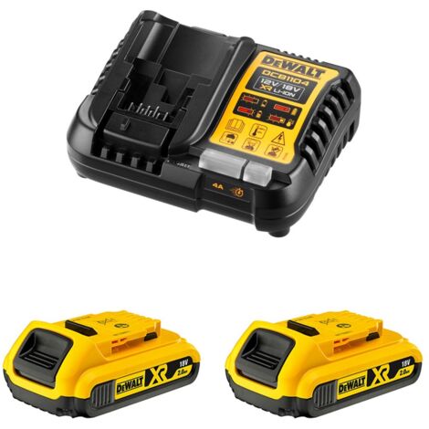 Kit de démarrage batterie DCB1104D2 18V 2Ah DEWALT