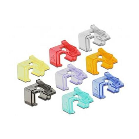 Kit de démarrage Delock RJ45 Reparatur Clip Delock 86420 86420 8 couleurs 16 pc(s) W072461