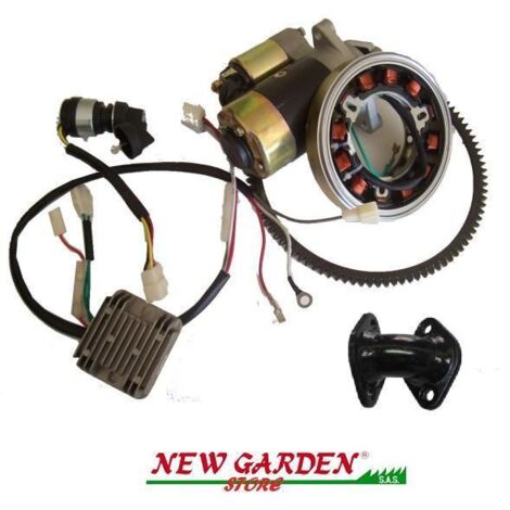 Kit de démarrage électrique moteur ZANETTI ZDM70 YANMAR L48 KITZEC.07