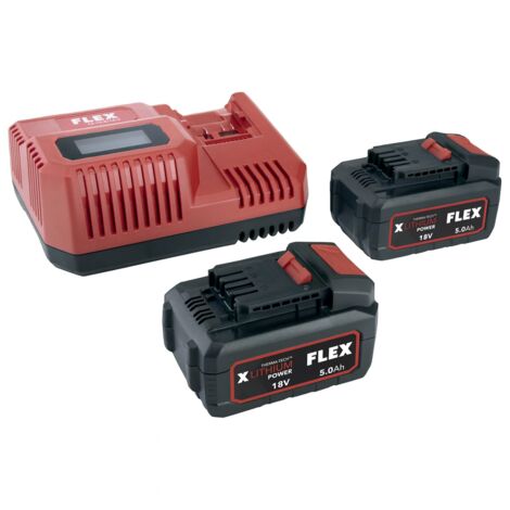 Kit de démarrage sans fil Flex P-Set 22 Q, 2x 2,5 Ah/ 18 V + chargeur