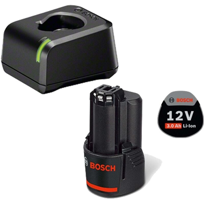 Bosch - Kit de démarrage sans fil gba 12 volts / 1x 3,0 Ah + chargeur rapide gal 12V-20