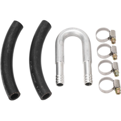 Kit de dérivation de retrait de filtre à carburant, avec pince, Tube de suppression de tête en aluminium pour camion, 7 pièces