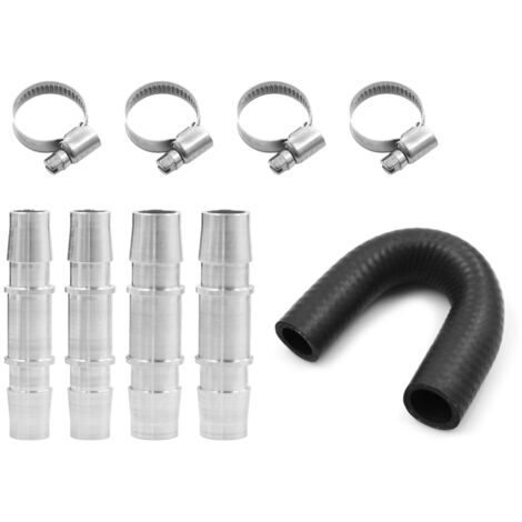 Kit de dérivation du radiateur de chauffage moteur avec tuyau de 5/8'' et 3/4'' compatible avec la plupart des tuyaux de chauffage courants