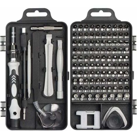 Kit de destornilladores de precisión Faireach 115 en 1, juego profesional de destornilladores de reparación, destornillador magnético multifuncional para iPhone, portátil, Mac, relojes, juguetes, joya