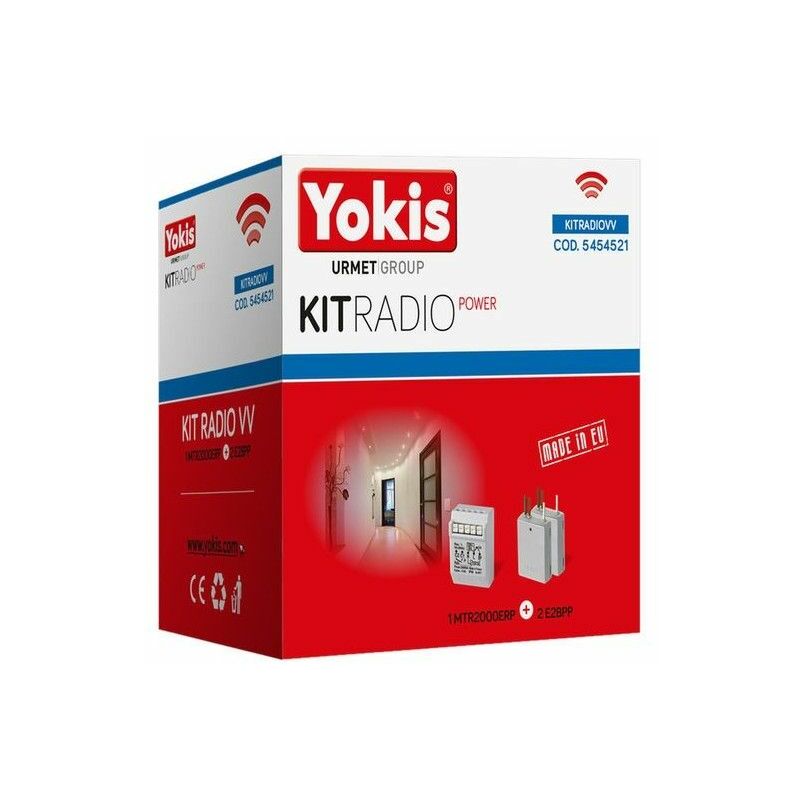 

Kit de Desvío Yokis de Energía de Radio 1 relé de 2000W y 2 transmisores de 2 canales - Urmet