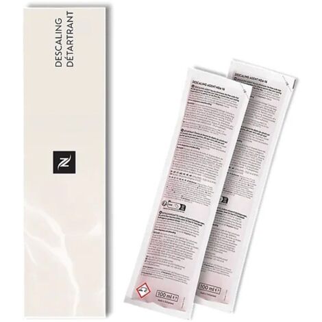 Kit de détartrage Nespresso (2x100ml) pour Nespresso, Nespresso Professionel, Vertuo