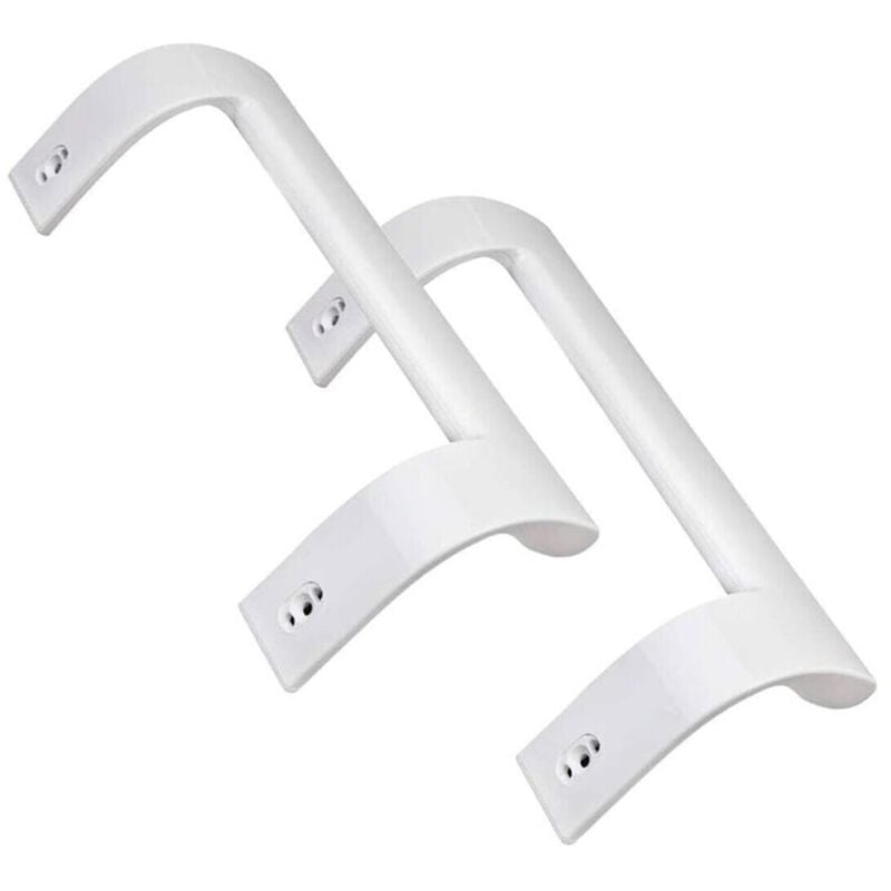 Kit de deux poignées de porte de réfrigérateur adaptables Beko, Saivod 4321270300 2PT-163
