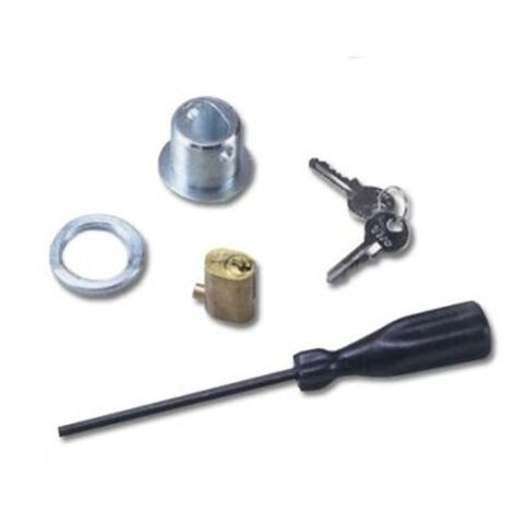 Kit de déverrouillage externe avec loquet à clé pour portes basculantes NICE OTA12