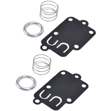 Kit de diafragmas para carburadores de motores horizontales de 2 a 5 CV, modelo 5021K, juego completo que incluye 2 diafragmas, resortes y tapas de goma resistentes.