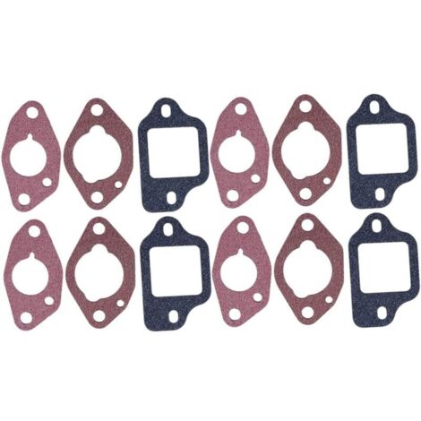 Kit de diaphragme à gazon du joint de carburateur compatible avec Honda GCV160 GCV135 GCV190 GSV190 12pcs