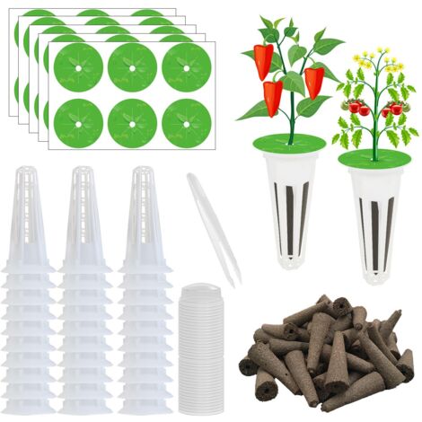 Kit de Dosettes de Graines pour Aerogarden, Kit de Culture Hydroponique(121 pièces)