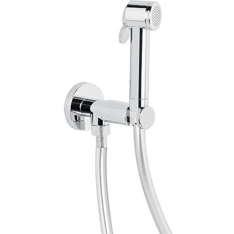 Kit de douche Alfios avec douchette, flexible de douche et support de douchette