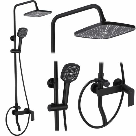 KIT DE DOUCHE AVEC BEC REA STORM BLACK