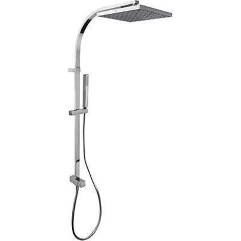Kit de douche avec Douche fixe de 250x250 mm Chromé CUADRO - TRES 107131