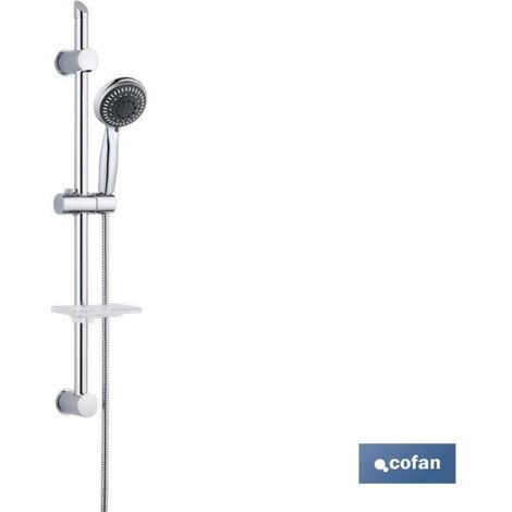 Kit de Douche Barre Coulissante 3 Pièces 5 Fonctions