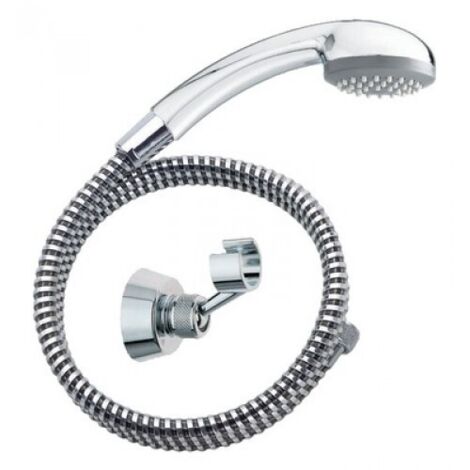 Kit de douche Cobra - 1 jet - avec pommeau flexible et support rotule