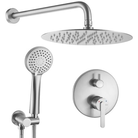 KIT DE DOUCHE ENCASTRÉ REA ONTARIO BRUSH NICKEL