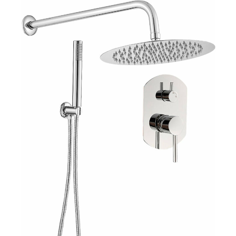 Valaz - Kit de douche à encastrer nala chromé