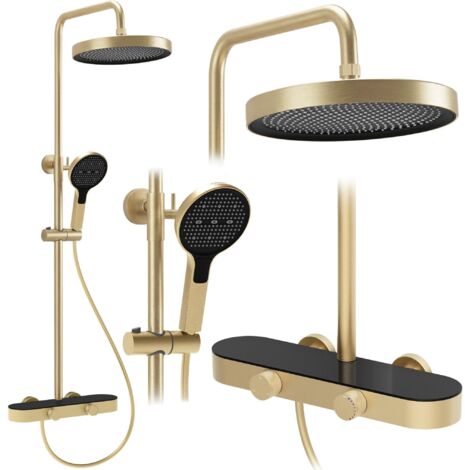Kit De Douche Rea Creo Brush Gold