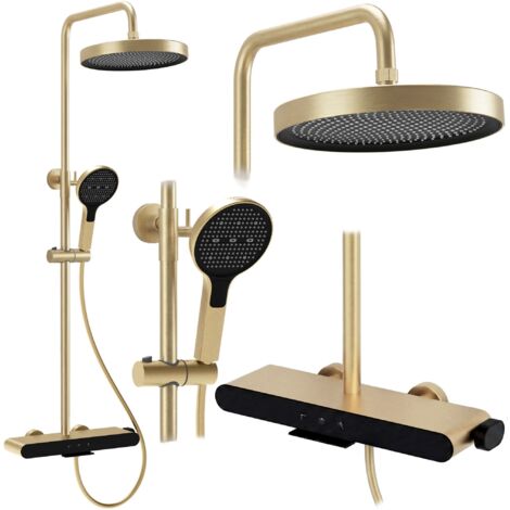 Kit De Douche Rea Farel Brush Gold