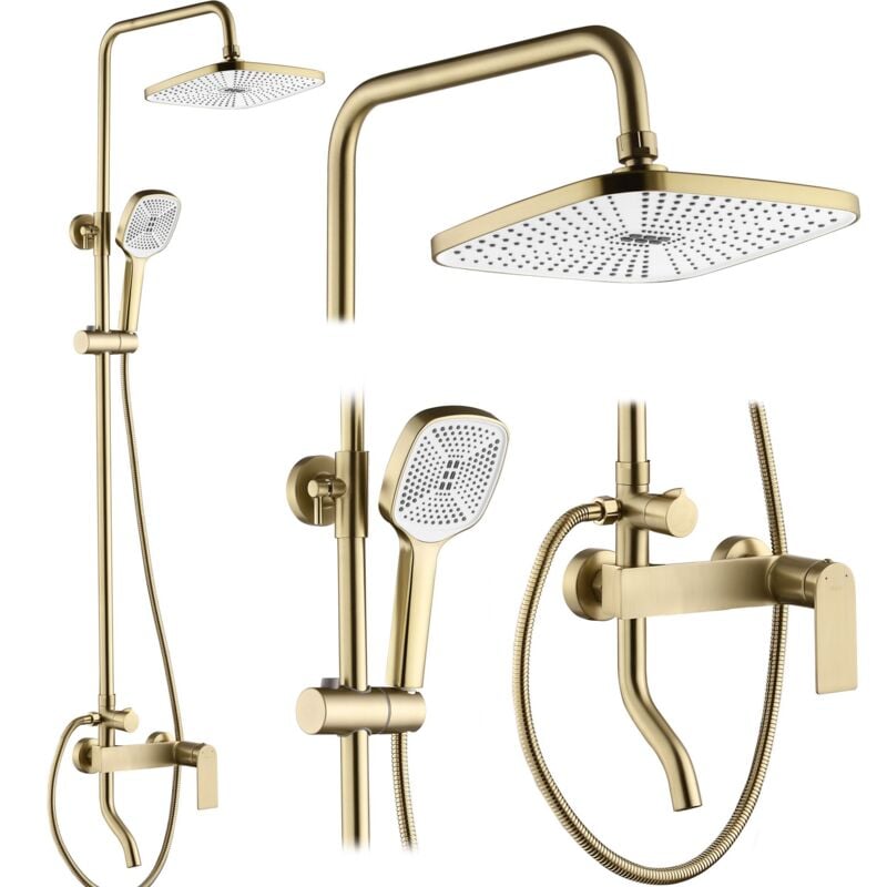 Kit de douche REA MY1902-77GG storm brush gold