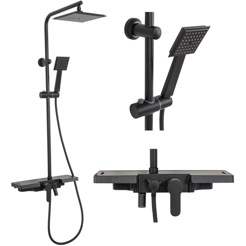 Kit de douche REA bravo black