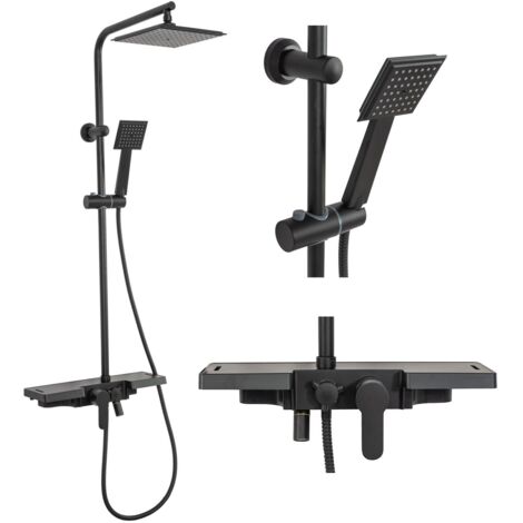 KIT DE DOUCHE REA SET BRAVO BLACK - Noir