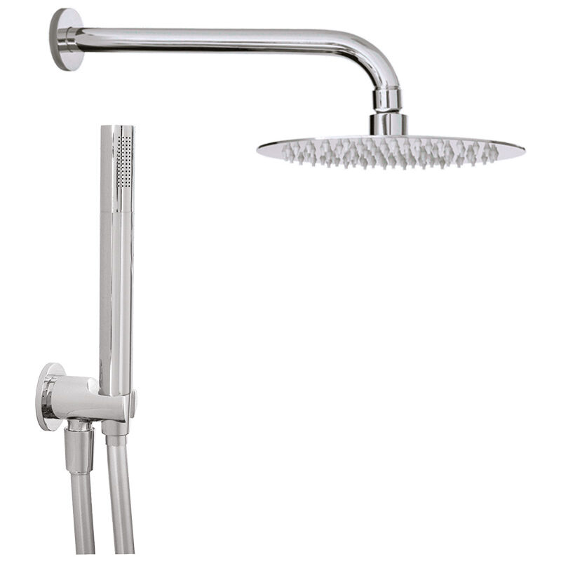 Kit de douche rond en acier