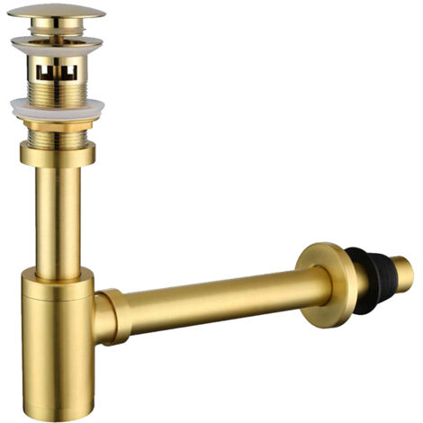 Kit de drainage - avec fonctions de drainage et de trop-plein - or brossé