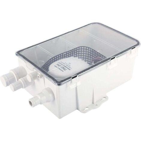 Kit de drenaje para bomba de ducha para barco KZQ, 12 V, 750 GPH, sistema de ducha con entrada multipuerto