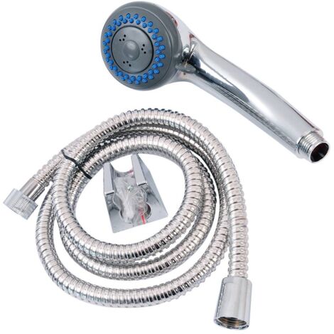 Kit de ducha anticalcáreo 3 funciones flexo 150cm - cromo - Tendance