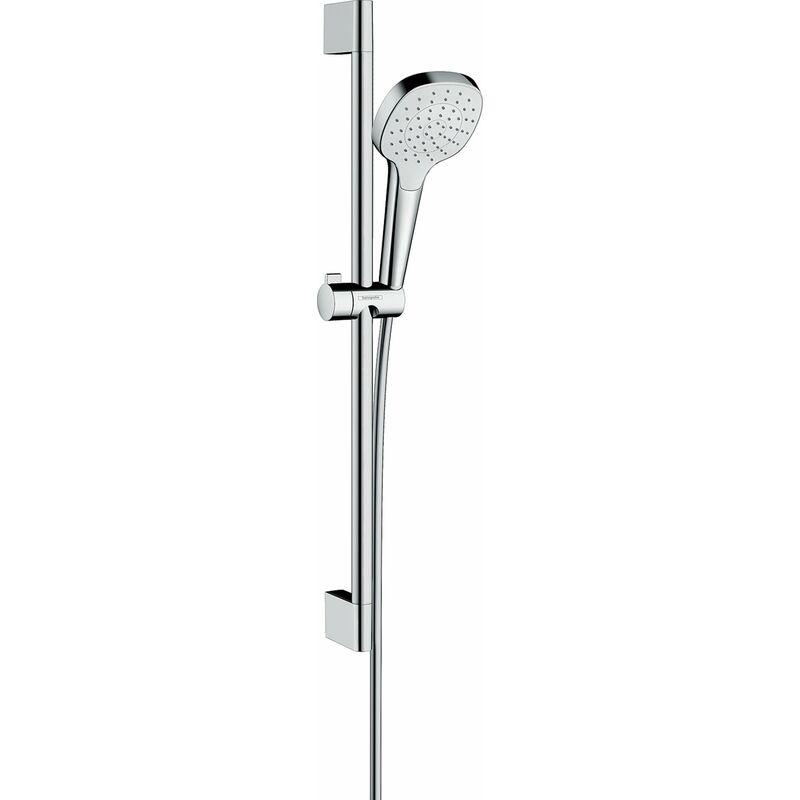 

Kit de ducha Hansgrohe Croma Select E 1jet EcoSmart con barra de ducha de 65 cm, 26585400, blanco/cromo - 26585400