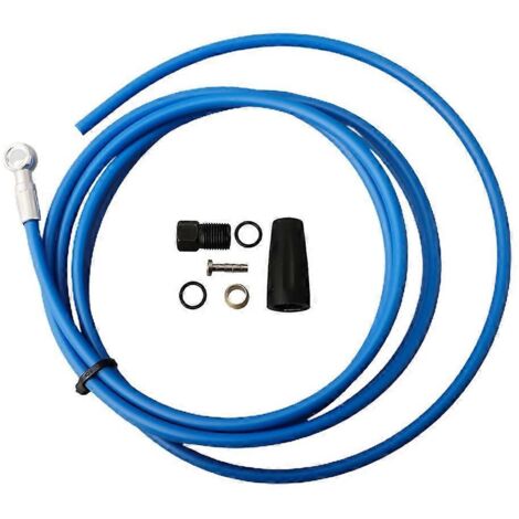 Kit de durite de frein pour vélo, 2 mètres, accessoires de vélo, bleu
