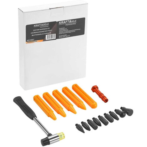 Kit de eliminación de abolladuras PDR con martillo de carrocería KD10667