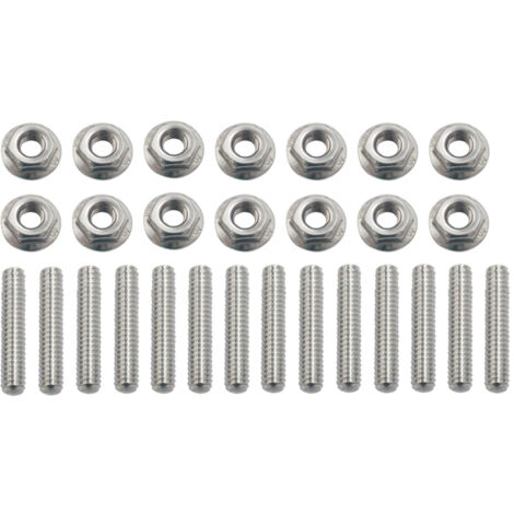 Kit de espárragos de acero inoxidable para la tapa de balancines de motores BBC, repuesto para motores GM Big Block Chevy 396, 402, 427, 454 y 502.