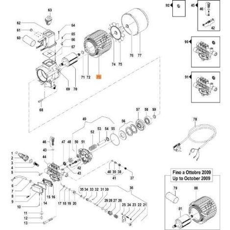 KIT DE ESTATOR EMAK ORIGINAL CH30410324