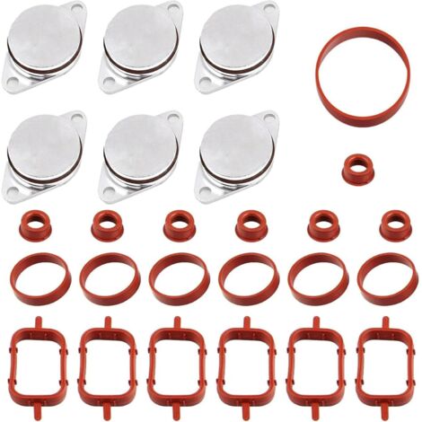 Kit de extracción de válvula de admisión de 26 piezas, junta del colector de admisión, macho de roscar de 33 mm con junta tórica, válvula de escape de la culata, 11612246949, para E90 E60 e46 e53 M57
