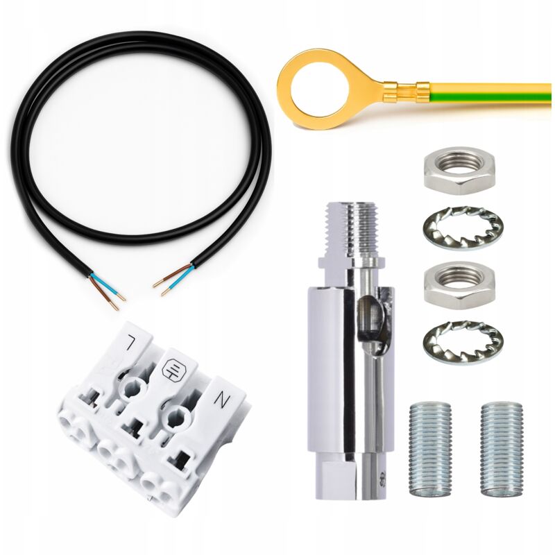 Kit De Fabrication De Lampe Nyopel Cube De Câble Joint Rondelles Écrous Diy