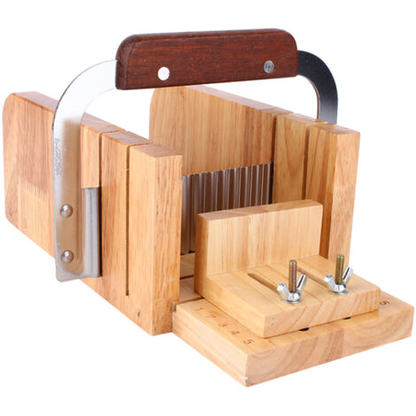 Kit de fabrication de savon artisanal - Moule en bois, couteau et outils pour savon maison DIY