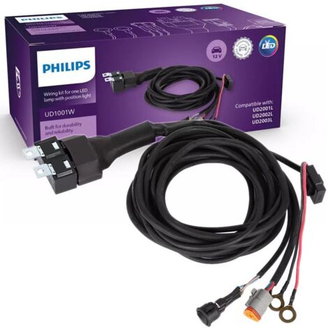 Kit de faisceau de câbles pour 1 lampe LED Philips série UD200XL Ultinon Drive