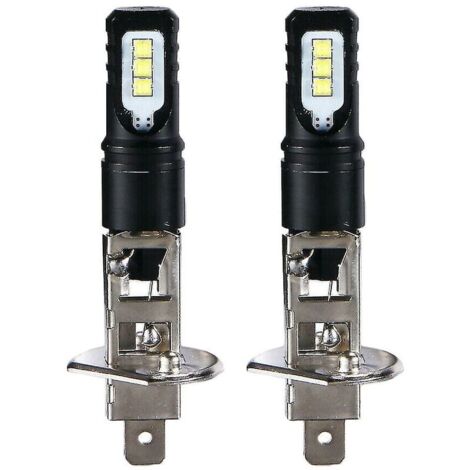 Kit de faros LED YMYNY 2x H1 6000k blanco superbrillante 6000lm DRL luz alta