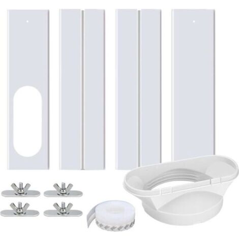 Kit de fenêtre de climatiseur portable avec joint de fenêtre réglable de coupleur pour unité AC Adaptateur de fenêtre 135 mm