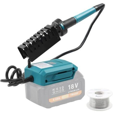 Kit de fer à souder à batterie, fer à souder sans fil, fer à souder portable, température réglable, coupe-chaleur, stylo à souder (sans piles)