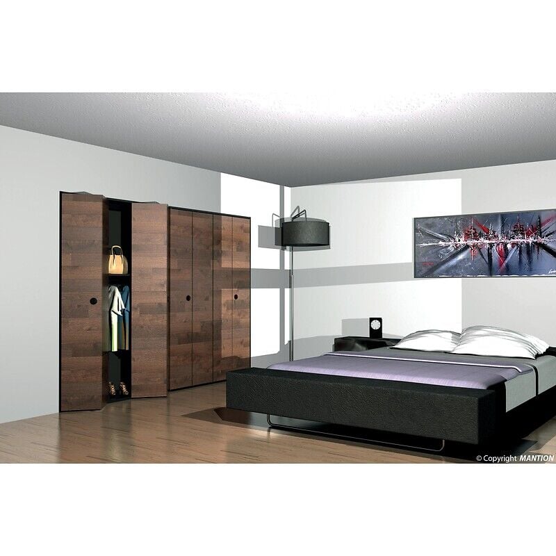 Kit de ferrure pour 2 x 2 panneaux longueur 1,95m série tango Mantion