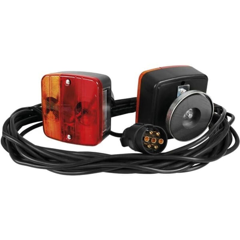 Spotlight - Kit De Signalisation, Feu De Remorque - Kit Magnétique De Signalisation Arrière - Distance Entre Feux : 4m - Long. A