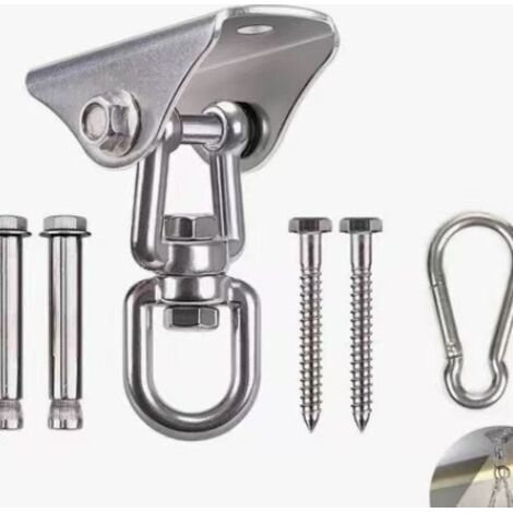 Kit de fijación para toldo vela - Kit de instalación de toldo vela rectangular/triangular de acero inoxidable 304 de 15 cm (6 pulgadas) para jardín, césped, patio y uso exterior.