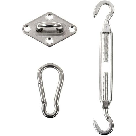 Kit de fijación para vela de sombra - 20 cm - Hespéride