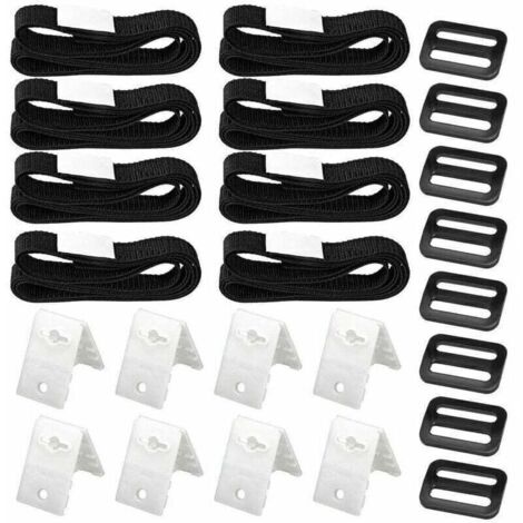 Kit de fijación universal con rodillo para correa de cubierta de piscina Creusees Piscine
