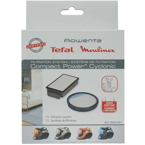 Kit de filtración casete filtro + espuma para aspirador ROWENTA ZR005901