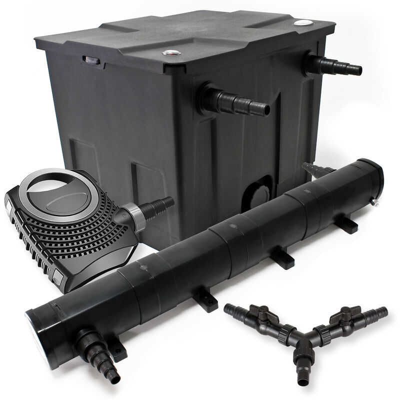 Sunsun - Kit de filtration de bassin pour 12000l 72W Stérilisateur NEO8000 Pompe 70W